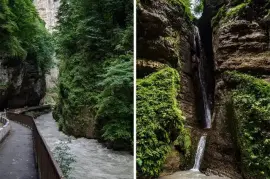 Чегемские водопады и Чегемская теснина 